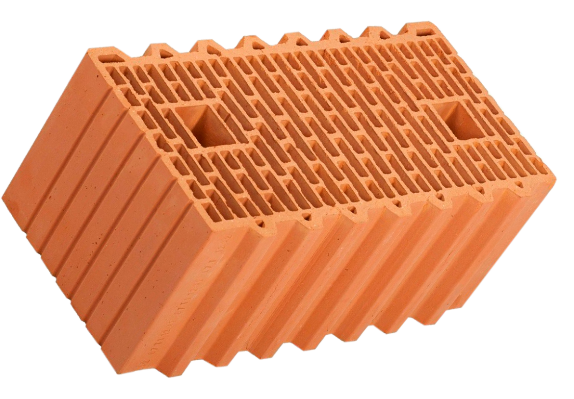 Крупноформатный керамический блок Porotherm  51